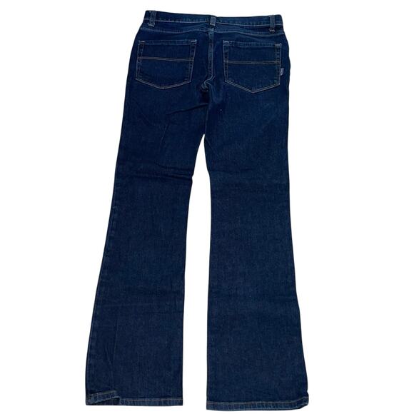 Patagonia Jeans Low Rise Boot Cut Dark Wash Denim - Picture 7 of 8